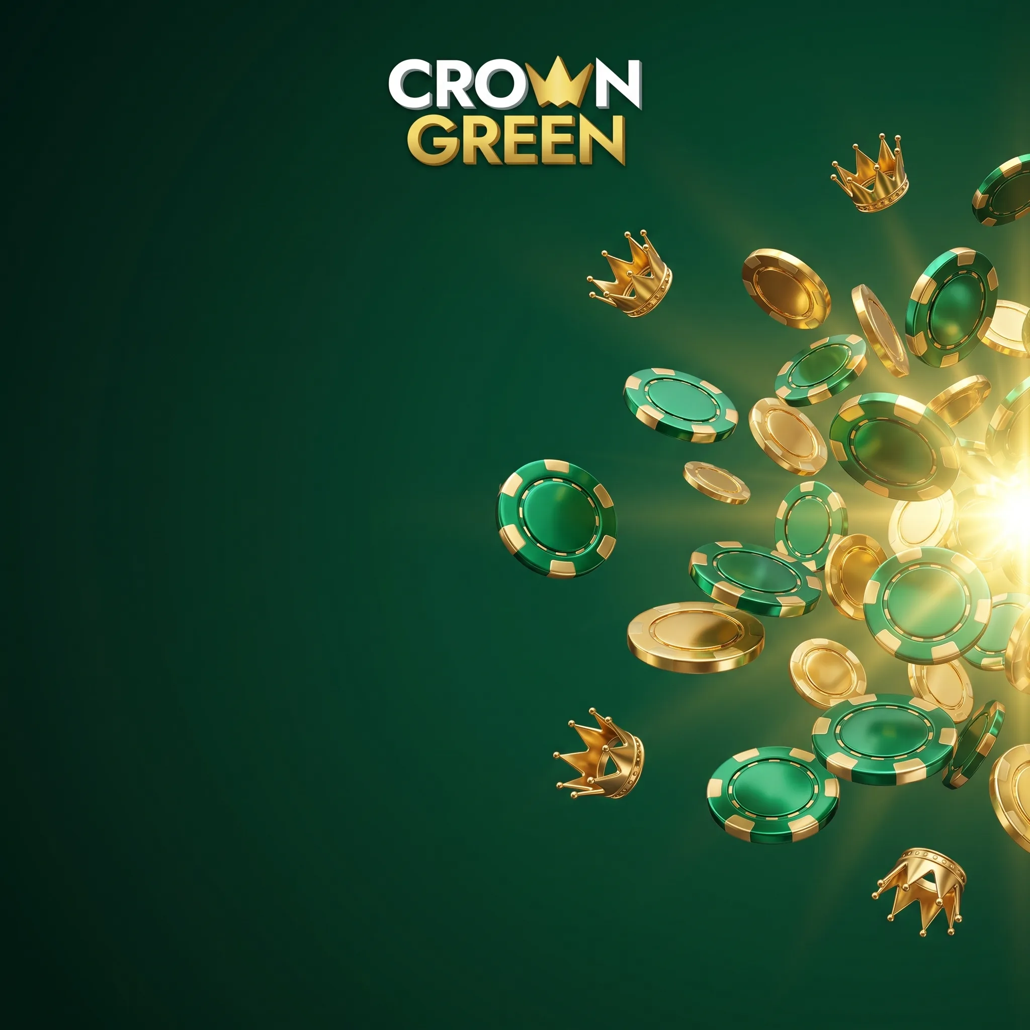Crown Green kroner og bonussjetonger